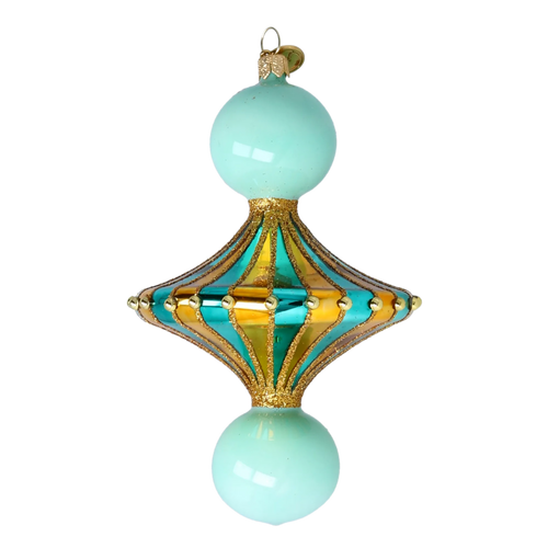 Beryl Fanfare | Hand-Painted Glass Ornament | Blubom 2022-657