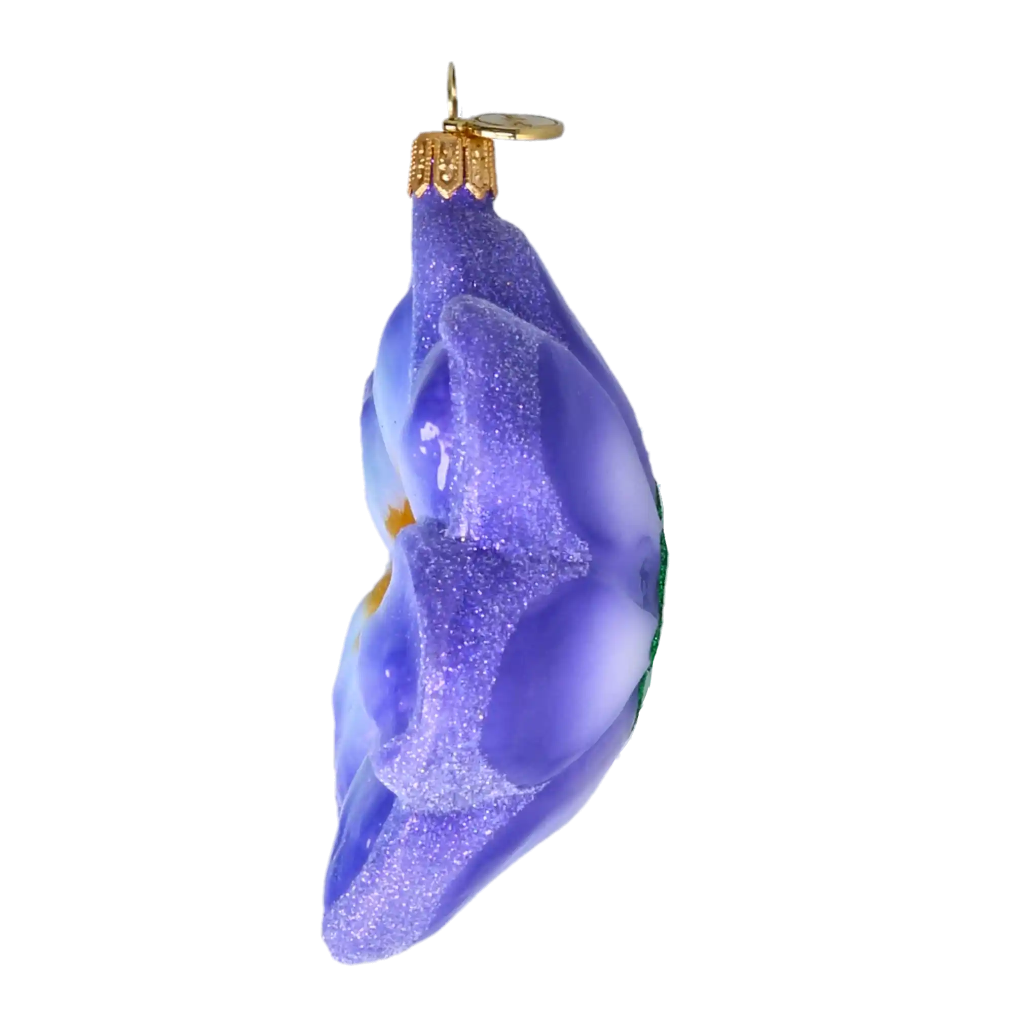 Fiołek Kwiatek Szklana Ozdoba