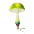 Verdant Moss Sentinel | Hand-Painted Glass Ornament | Blubom 2022-680
