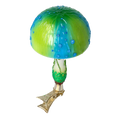 Załaduj obraz do przeglądarki galerii, Fairytale Mushroom. Handmade Glass Christmas ornament. 2022-682
