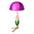 Załaduj obraz do przeglądarki galerii, Forest Mushroom on a Clip. Handmade Glass Christmas ornament. 2022-683
