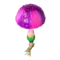 Załaduj obraz do przeglądarki galerii, Forest Mushroom on a Clip. Handmade Glass Christmas ornament. 2022-683
