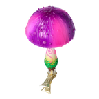 Radiant Amethyst Bloom | Hand-Painted Glass Ornament | Blubom 2022-683