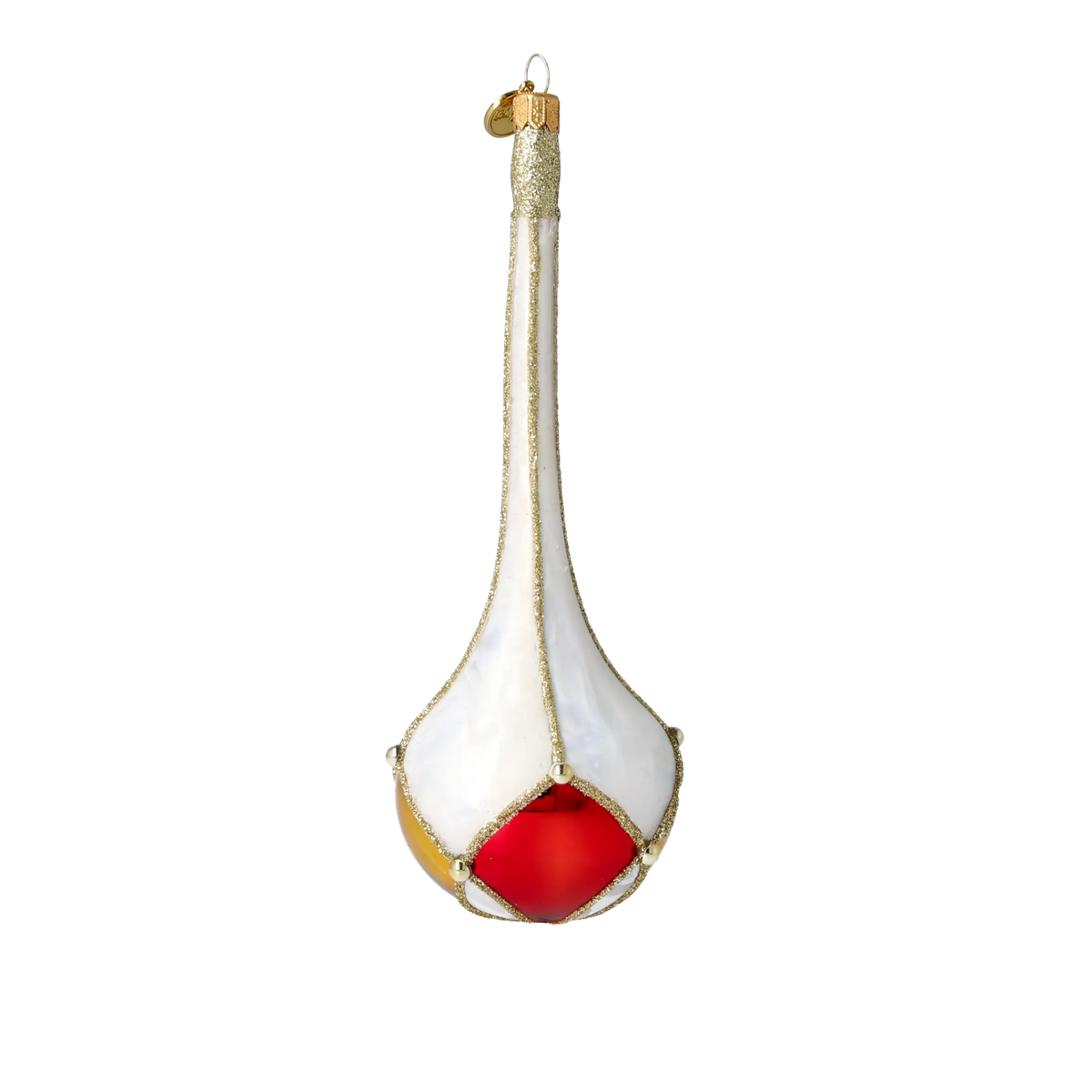 Alabaster Ember | Hand-Painted Glass Ornament | Blubom 2022-688