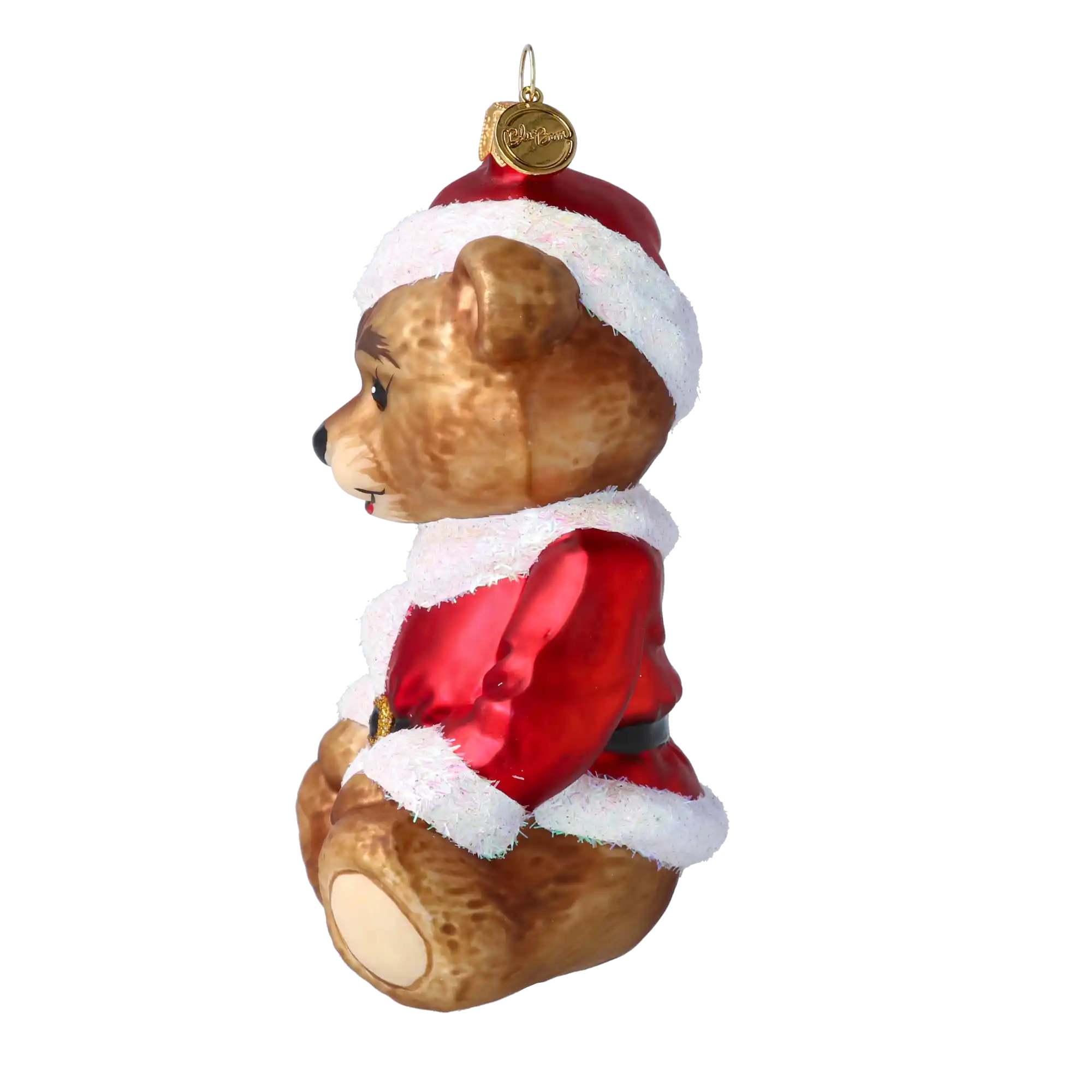 Miś W Kubraczku Szklana Ozdoba