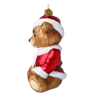 Earnest Crimson Cub | Hand-Painted Glass Ornament | Blubom 2022-695