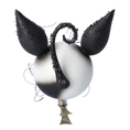 Załaduj obraz do przeglądarki galerii, Magic Cat - Charming Glass Decoration. Handmade Glass Christmas ornament. 2022-718
