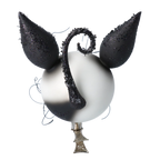 Moonstruck Prowler | Hand-Painted Glass Ornament | Blubom 2022-718