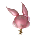 Załaduj obraz do przeglądarki galerii, Fairy Tale Hare. Handmade Glass Christmas ornament. 2022-720
