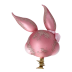 Coy Rosebud Muse | Hand-Painted Glass Ornament | Blubom 2022-720