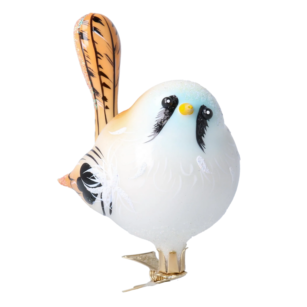 Vigilant Winter Sentry | Hand-Painted Glass Ornament | Blubom 2024-023