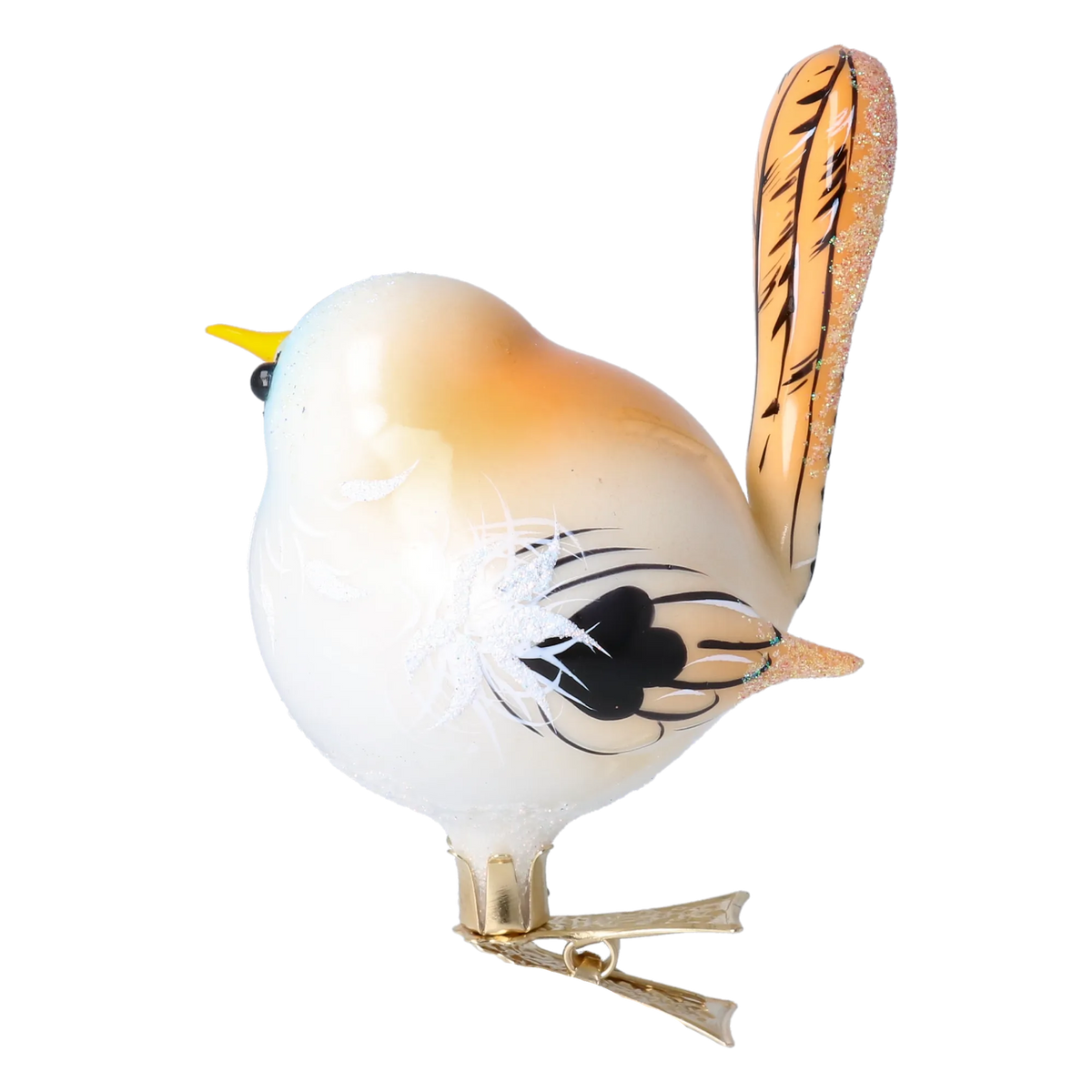 Vigilant Winter Sentry | Hand-Painted Glass Ornament | Blubom 2024-023