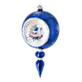 Load image into Gallery viewer, Frosty Delight Glass Christmas ornament free blowing snowman 2024-028
