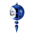 Load image into Gallery viewer, Frosty Delight Glass Christmas ornament free blowing snowman 2024-028
