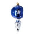Załaduj obraz do przeglądarki galerii, Drop Glowing Star. Handmade Glass Christmas ornament. 2024-029
