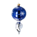 Załaduj obraz do przeglądarki galerii, Drop Glowing Star. Handmade Glass Christmas ornament. 2024-029
