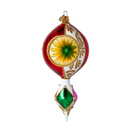 Drop - Christmas Ornament. Handmade Glass Christmas ornament. 2024-037