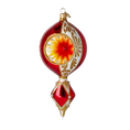 Załaduj obraz do przeglądarki galerii, Radiant Ember Ornament  Handmade Glass Christmas ornament 2024-038
