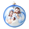 Load image into Gallery viewer, Celestial Holy Family Premium christmas glass ornament 2024-041
