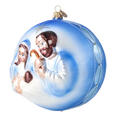Load image into Gallery viewer, Celestial Holy Family Premium christmas glass ornament 2024-041
