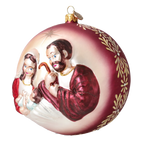 Velvet Silent Vigil | Hand-Painted Glass Ornament | Blubom 2024-042