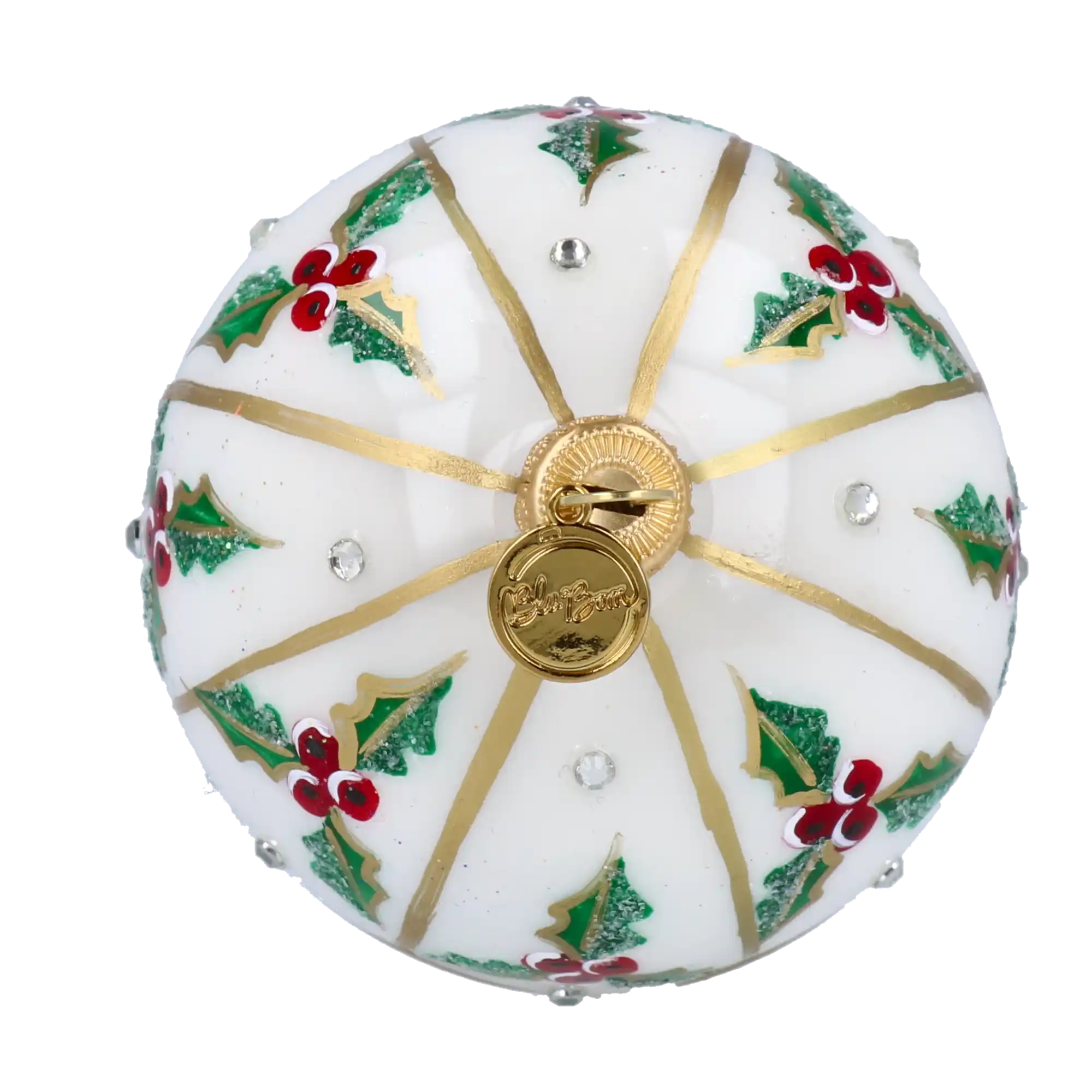 Parasolka w ostrokrzew Szklana Ozdoba