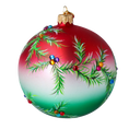 Załaduj obraz do przeglądarki galerii, Christmas Joy Bomb. Handmade Glass Christmas ornament. 2024-058
