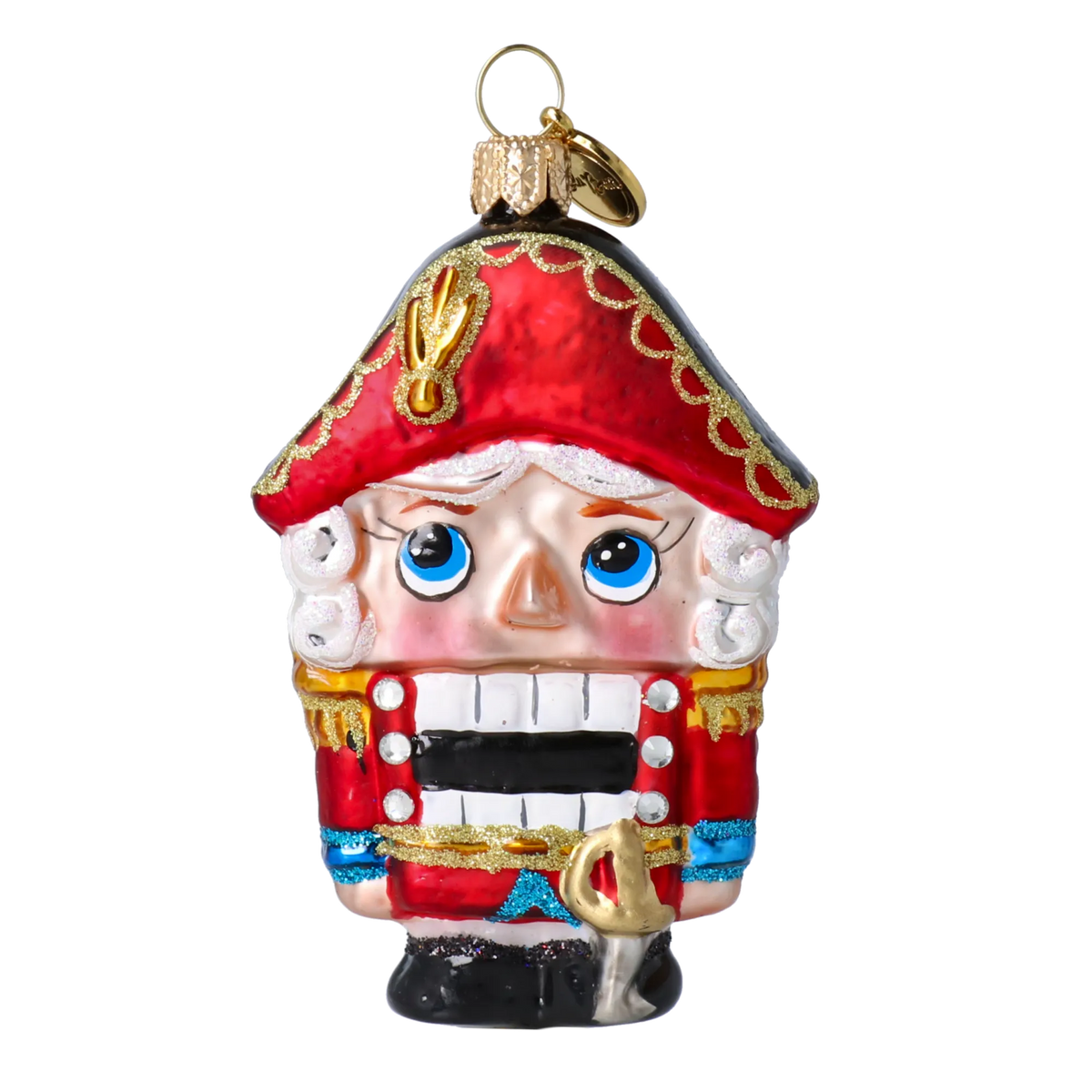 Steadfast Sentry | Hand-Painted Glass Ornament | Blubom 2024-064