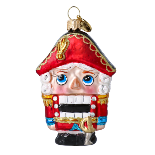 Steadfast Sentry | Hand-Painted Glass Ornament | Blubom 2024-064