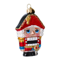 Załaduj obraz do przeglądarki galerii, Christmas Nutcracker. Handmade Glass Christmas ornament. 2024-064
