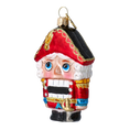 Załaduj obraz do przeglądarki galerii, Christmas Nutcracker. Handmade Glass Christmas ornament. 2024-064
