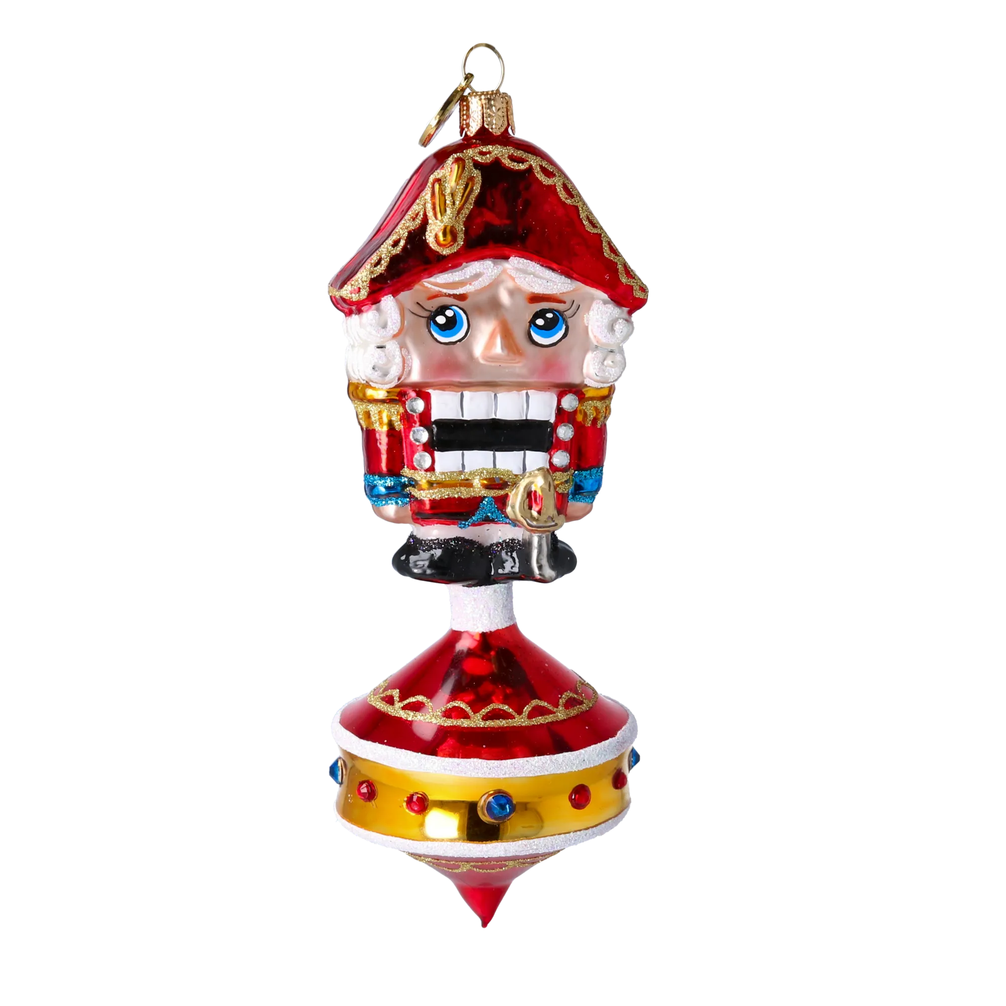 Royal Nutcracker Nutcracker Handmade Glass Christmas ornament 2024-066
