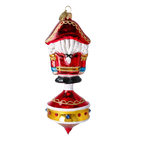 Gallant Sentinel | Hand-Painted Glass Ornament | Blubom 2024-066