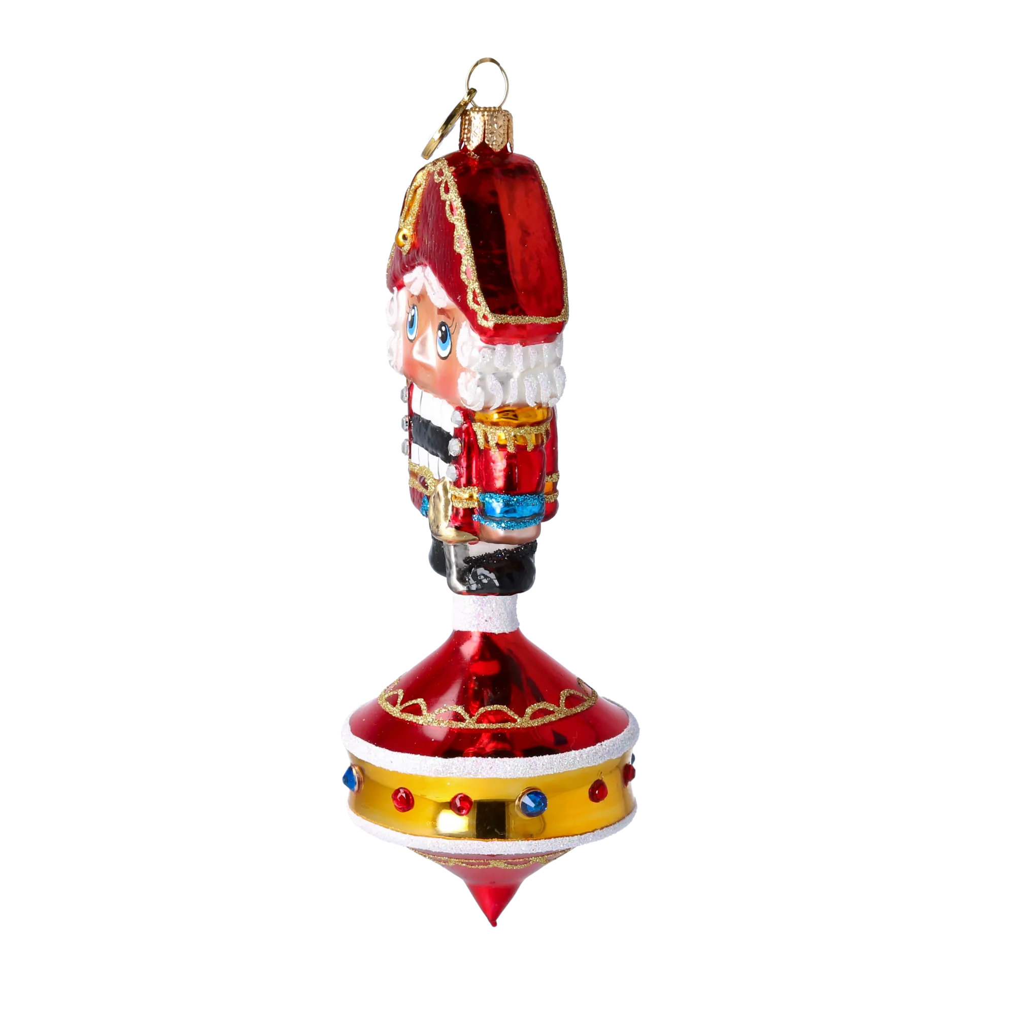 Royal Nutcracker Nutcracker Handmade Glass Christmas ornament 2024-066