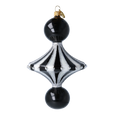 Load image into Gallery viewer, Midnight Carousel Drop Premium christmas glass ornament 2024-071
