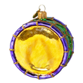 Load image into Gallery viewer, Royal Emerald and Amethyst Drum Premium christmas glass ornament 2024-077
