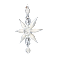 Load image into Gallery viewer, Arctic Starburst  Glass Christmas ornament Star free blowing
