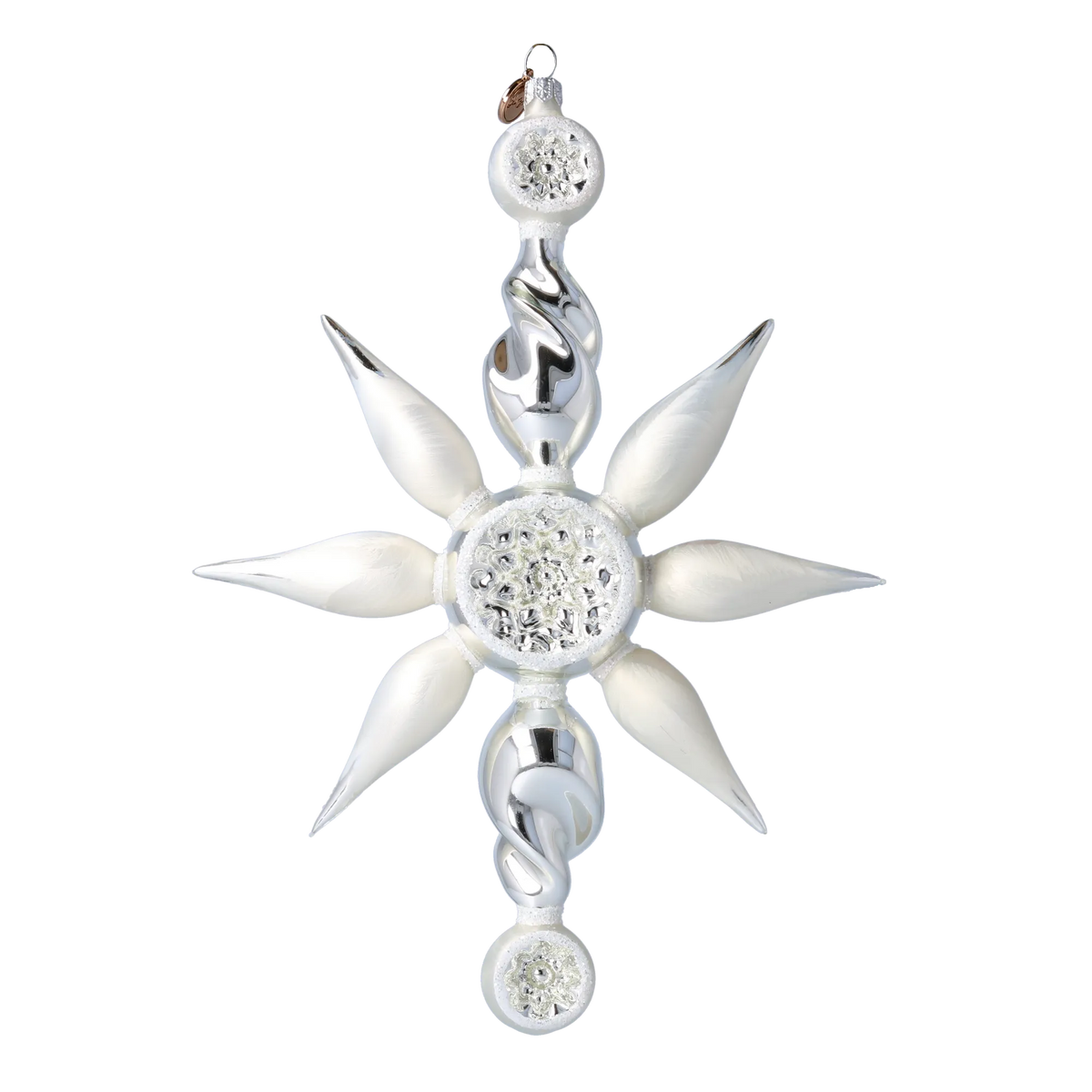 Arctic Zenith | Hand-Painted Glass Ornament | Blubom 2024-083