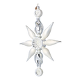 Load image into Gallery viewer, Arctic Starburst  Glass Christmas ornament Star free blowing 2024-083
