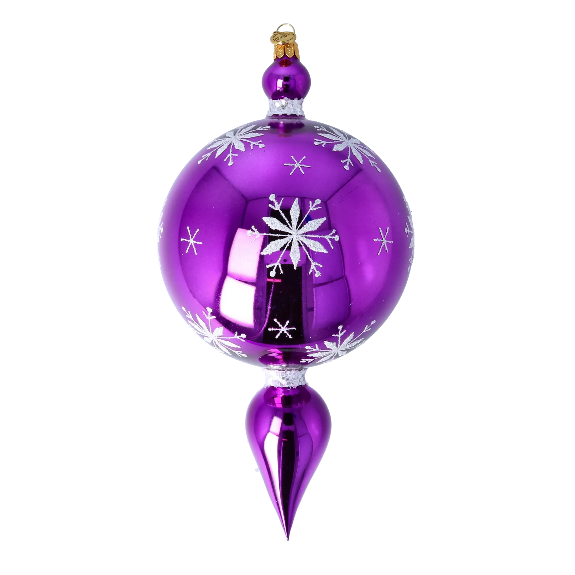 PRE-ORDER Arctic Starburst  Glass Christmas ornament Star free blowing 2024-087