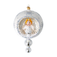 Load image into Gallery viewer, PRE-ORDER Heavenly Glow  Glass Christmas ornament Star free blowing Angel 2024-088
