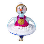 Breathless Frost Soloist | Hand-Painted Glass Ornament | Blubom 2024-095