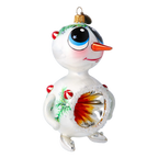 Starry Eyed Voyager | Hand-Painted Glass Ornament | Blubom 2024-098