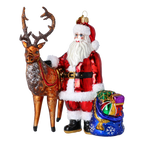 Noble Midnight Kinship | Hand-Painted Glass Ornament | Blubom 2024-099