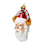 Jovial Gilded Chimes | Hand-Painted Glass Ornament | Blubom 2024-107