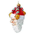 Jovial Gilded Chimes | Hand-Painted Glass Ornament | Blubom 2024-107