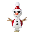 Jaunty Snowman | Hand-Painted Glass Ornament | Blubom 2024-112