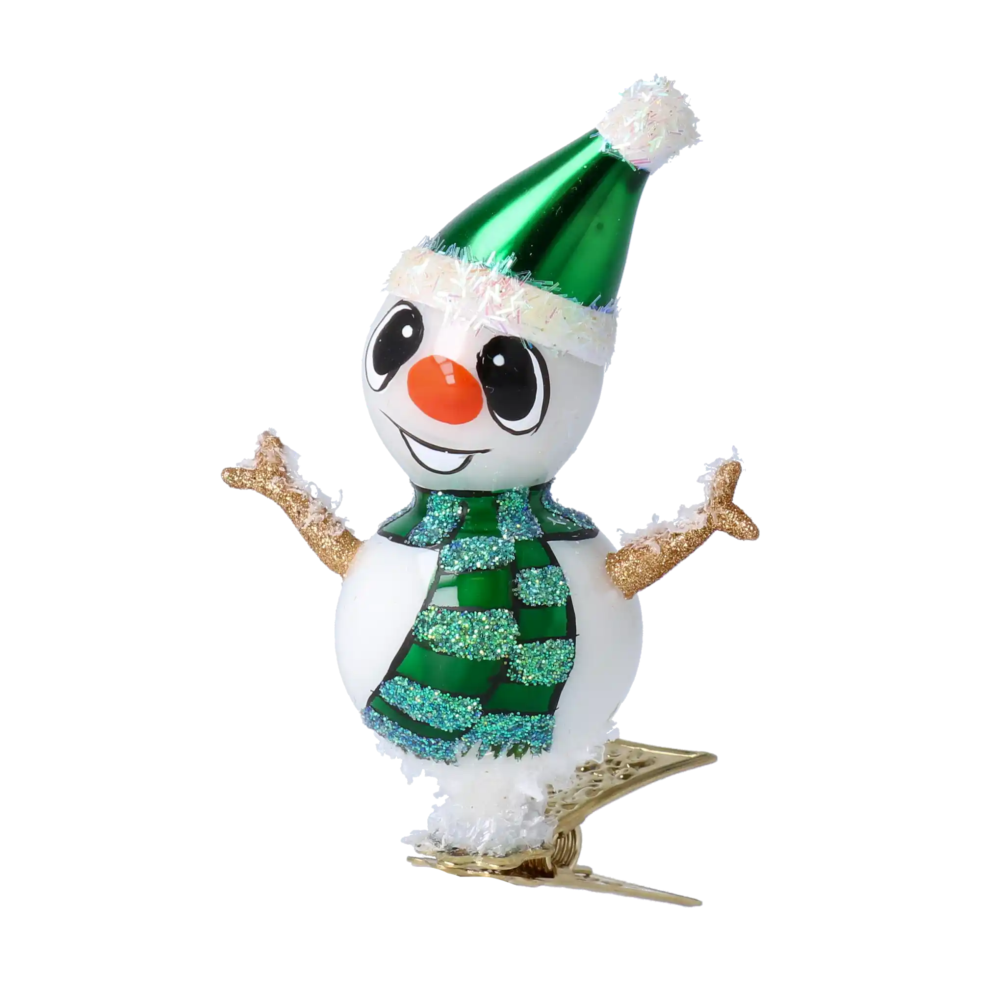 Bałwanek Śnieżny przyjaciel bombka szklana ozdoba