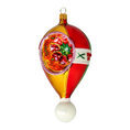 Load image into Gallery viewer, Christmas Blossom Balloon Handmade Glass Christmas ornament free blowing
