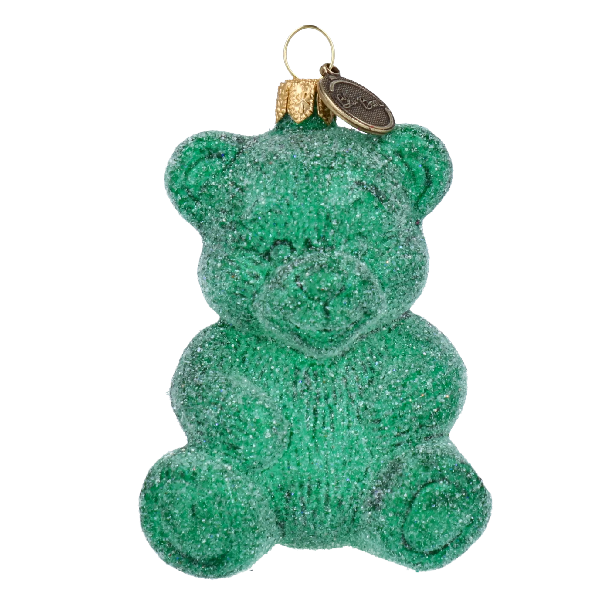 Emerald Confidant | Hand-Painted Glass Ornament | Blubom 2024-121